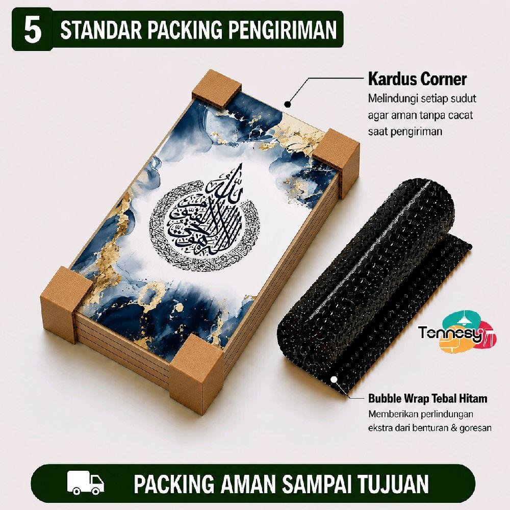 TENNESY Hiasan Dinding Aesthetic Stone Marmer Kaligrafi Set 3 Panel 20x30CM Pajangan Kamar Dekorasi Ruang Tamu Rumah - Gambar 8